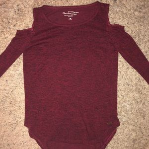 Hollister Cold Shoulder Long Sleeve